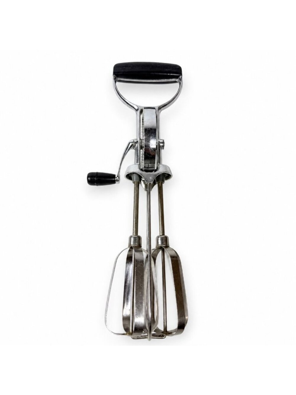 Egg Beater Manual Mixer Flint Ecko Best Staineless Steel Blades USA Hand Crank K
